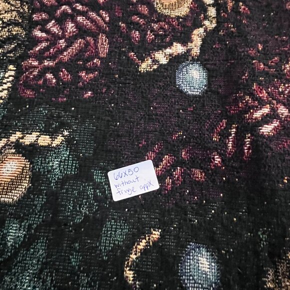 (VCC)Boyds Bears & Friends Christmas Tapestry Throw Blanket - Picture 8 of 8